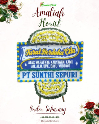 Papan Bunga Duka di Tarunajaya