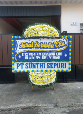 Papan Bunga Duka di Tarunajaya